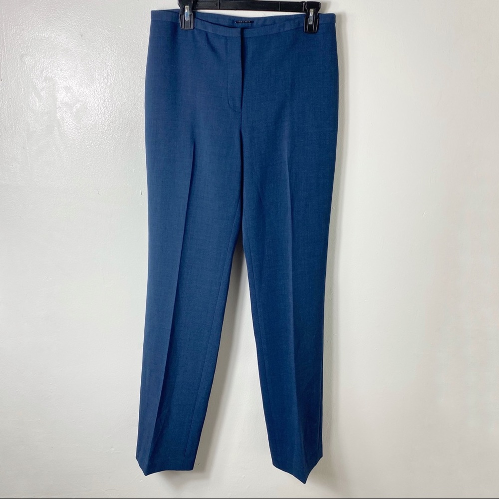 Elie Tahari Navy Blue Classic Straight Leg Pants 8